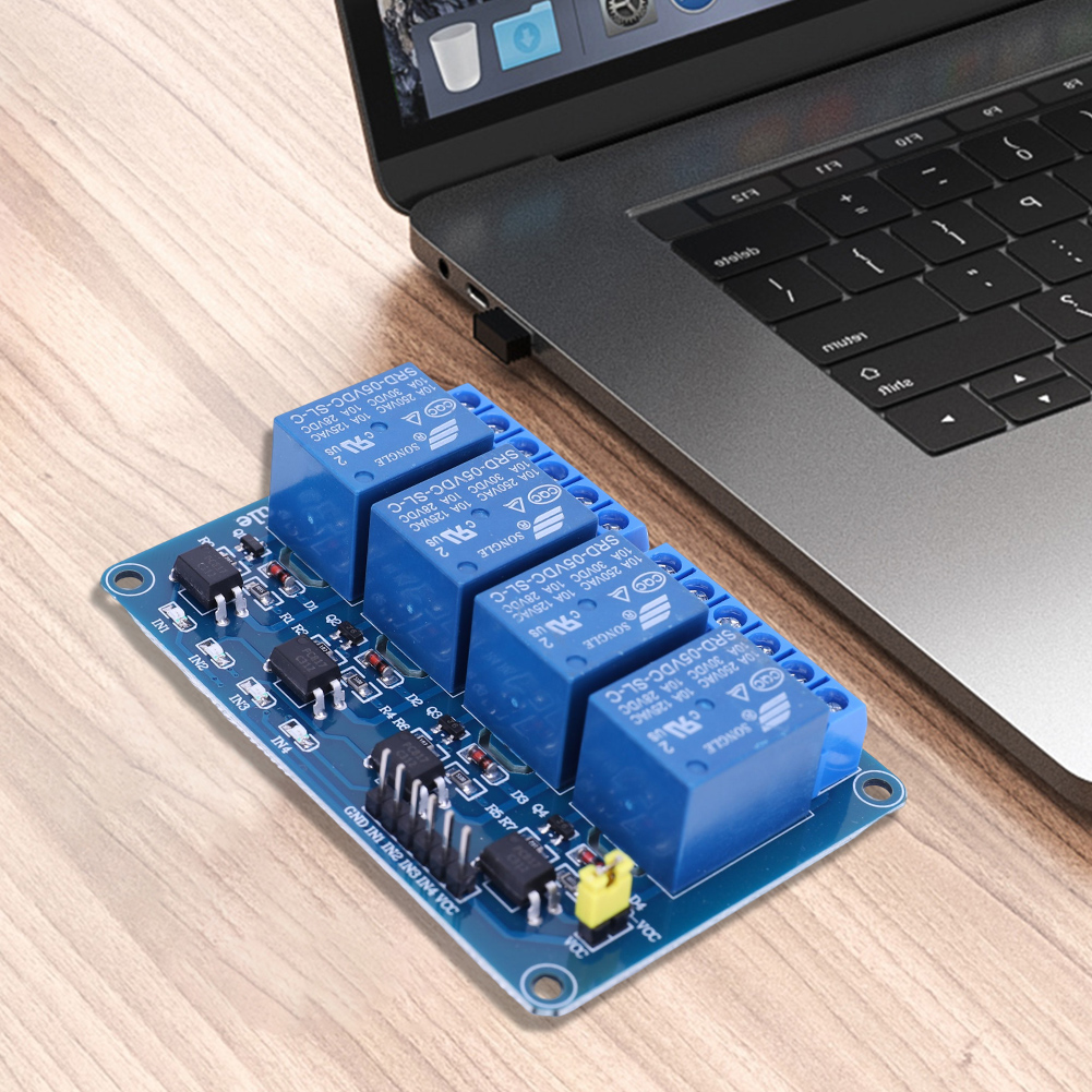 5V 12V 4 Channel Relay Board w - Relay Module 5V recension och pris
