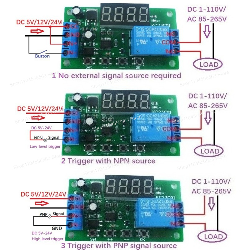 Multifunction Pulse Counter Sw - Relay Module 5V recension och pris