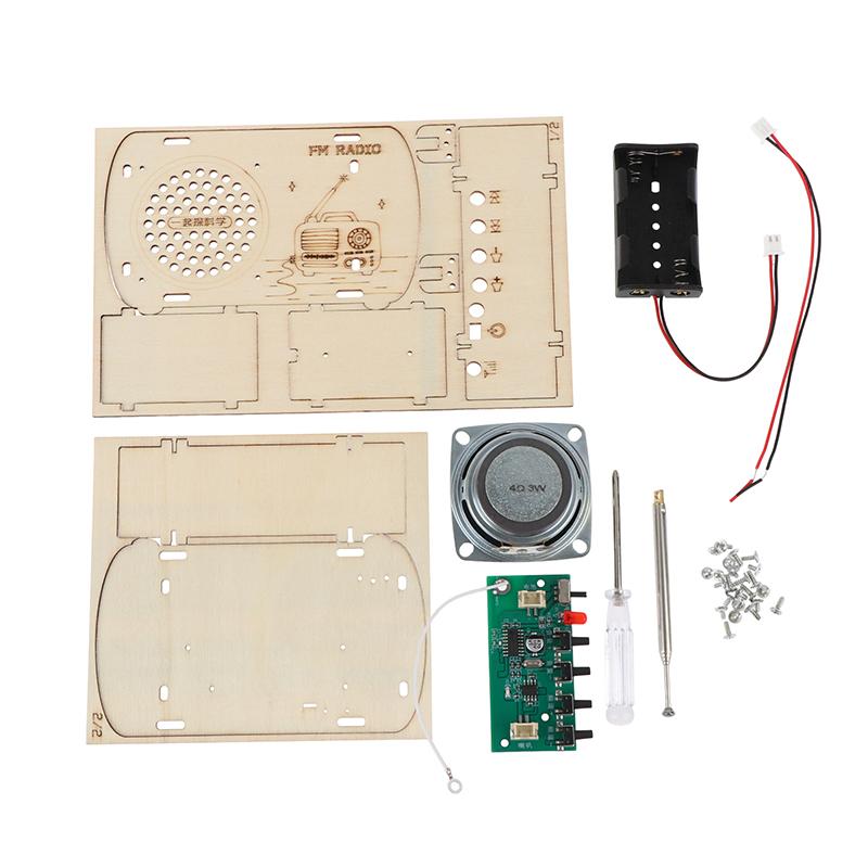 【xxx】DIY Wooden FM Radio Kit V - Diy Electronics Projects For Kids recension och pris