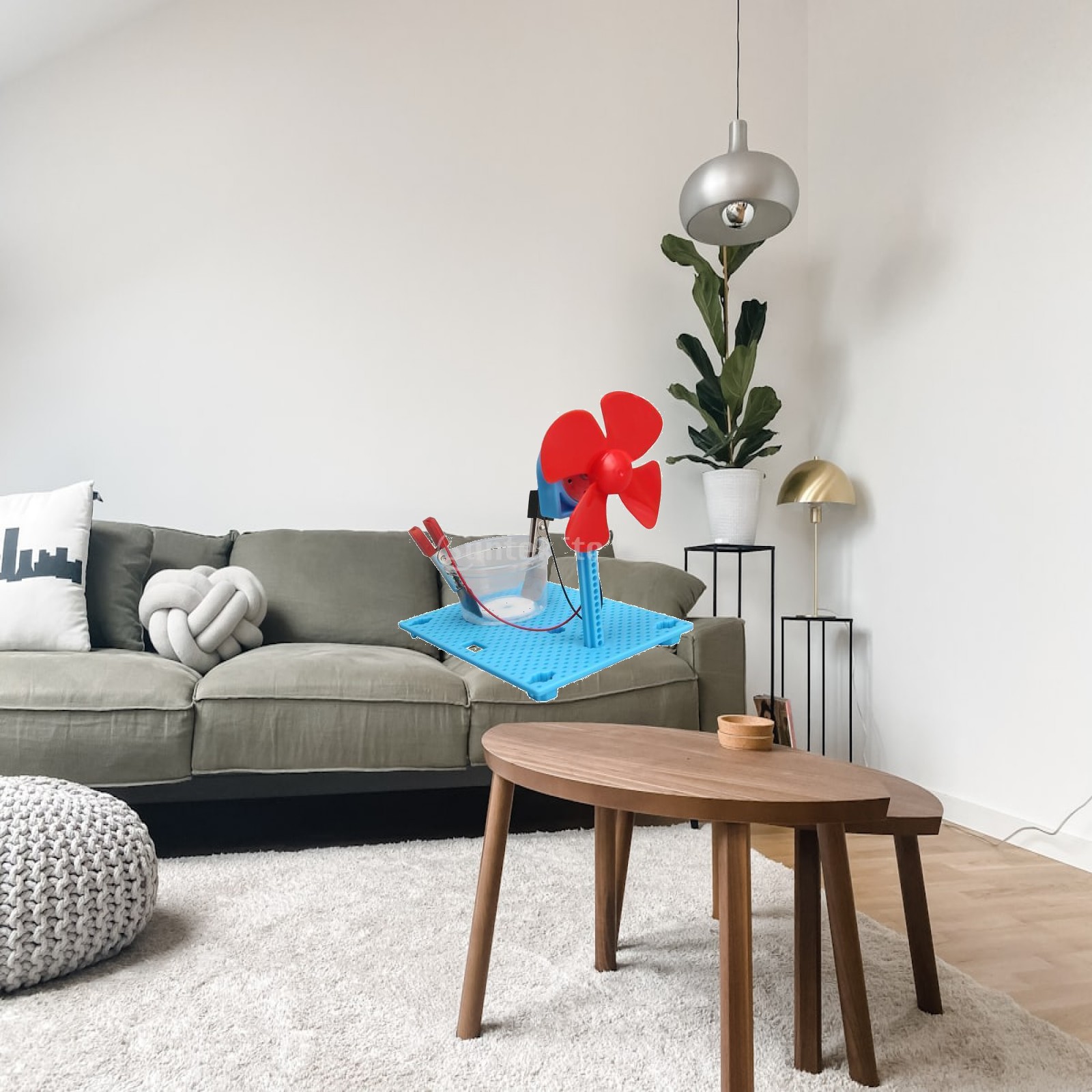 Kids DIY Fan Wind Power Genera - Diy Electronics Projects For Kids recension och pris