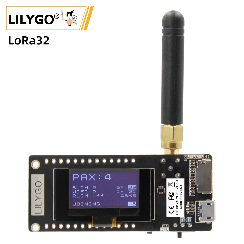 LILYGO® TTGO LoRa32 V2.1_1.6 V - Oled Display Module recension och pris