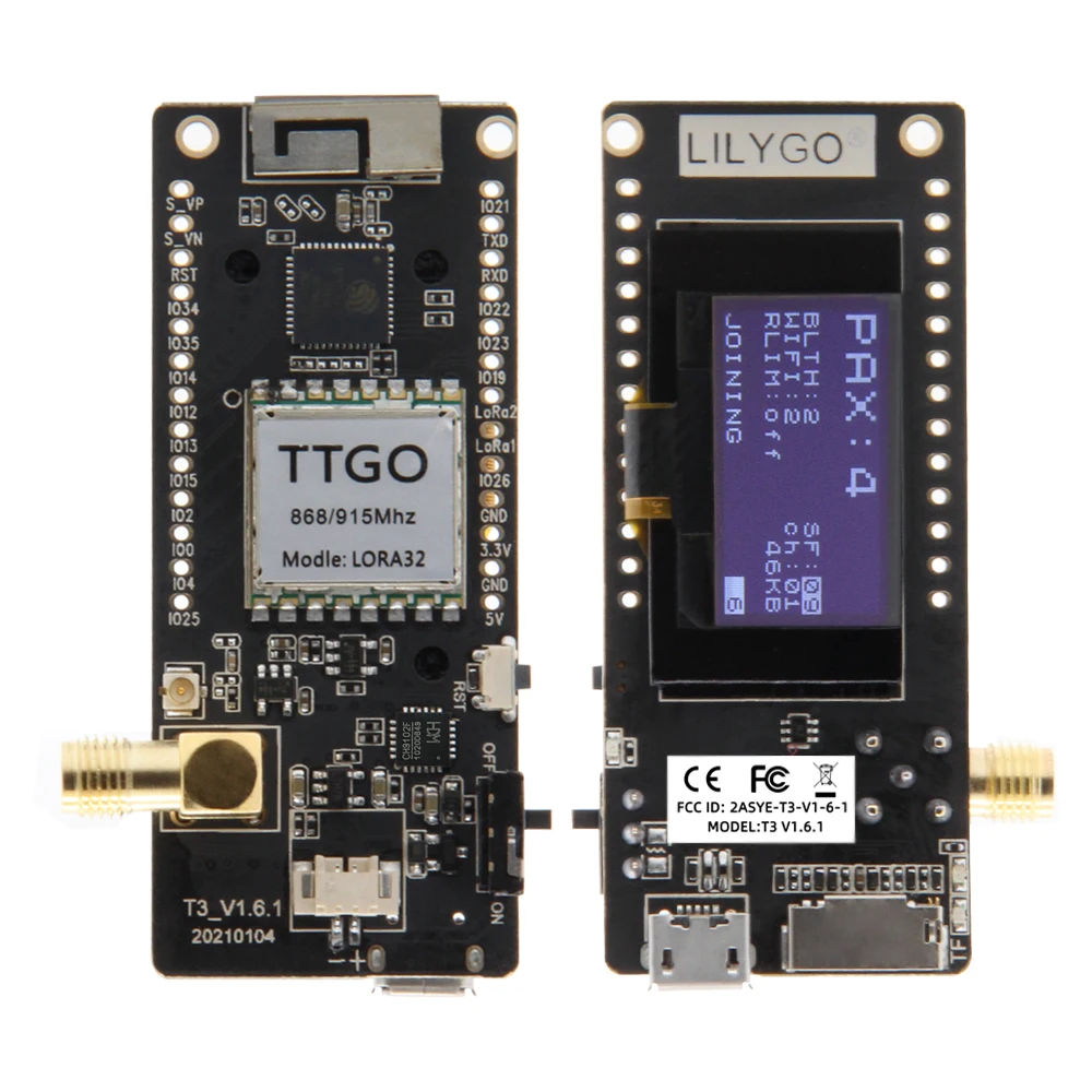 LILYGO® TTGO LoRa32 V2.1_1.6 V - Oled Display Module recension och pris