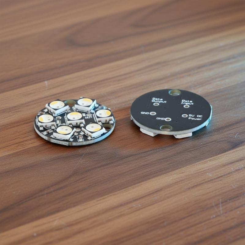 WS2812 7Bit Circular LED Circu - Useful Diy Electronics Projects recension och pris