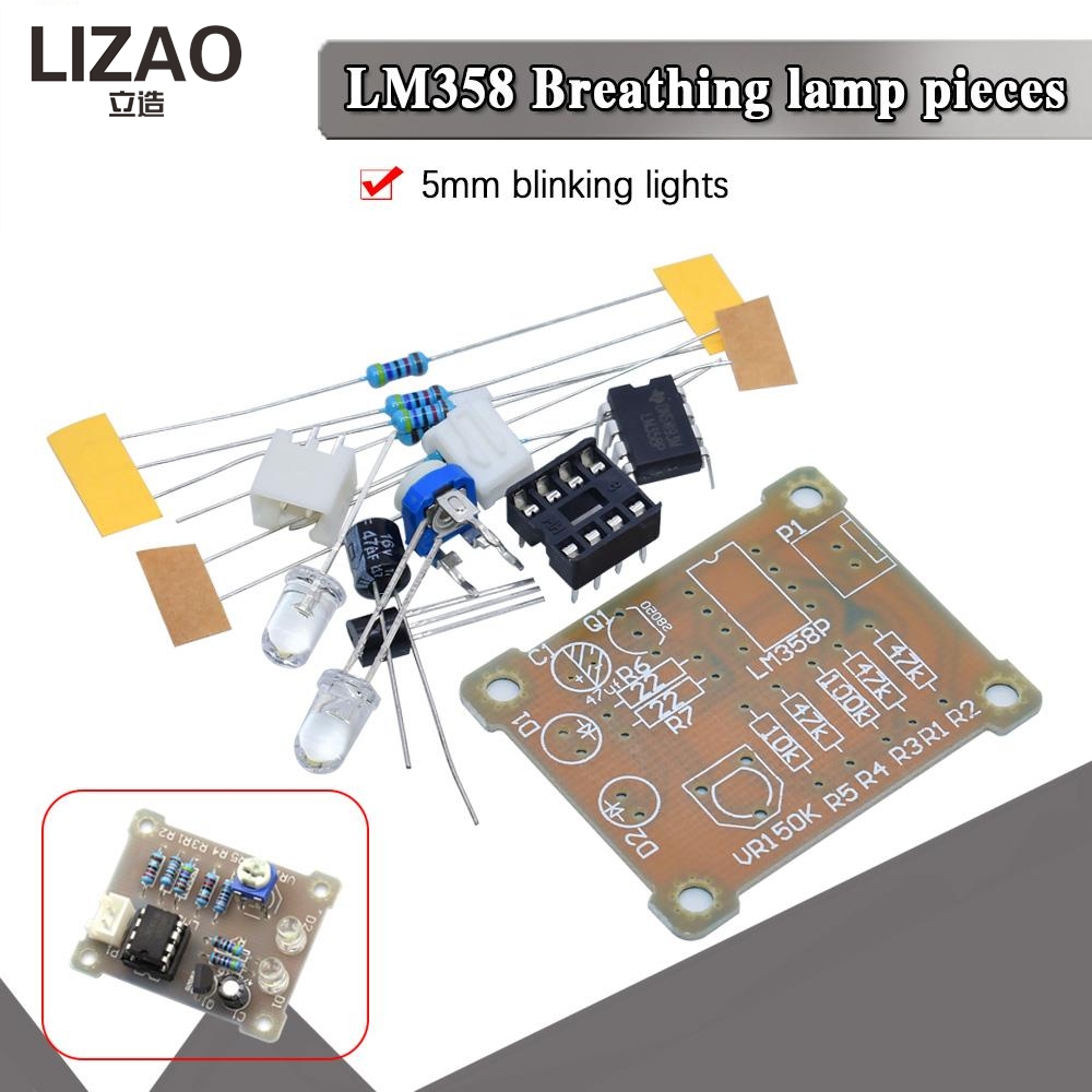 LIZAO LM358 LED Breathing Ligh - Useful Diy Electronics Projects recension och pris