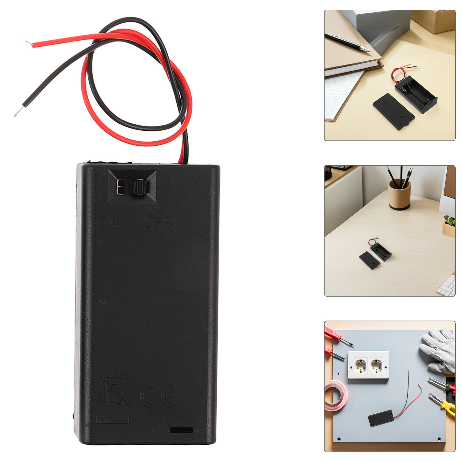 10Pcs Aa Battery Holder Case W - Useful Diy Electronics Projects recension och pris