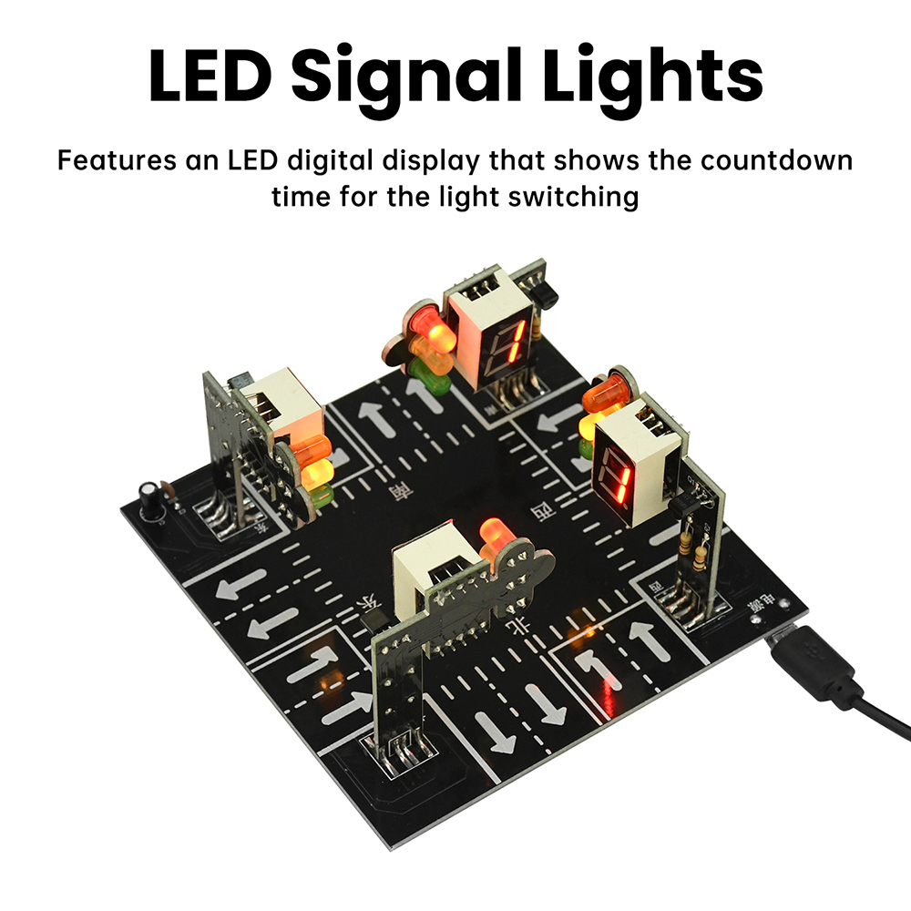Traffic Light Simulator Kit wi - Diy Electronics Kits For Adults recension och pris