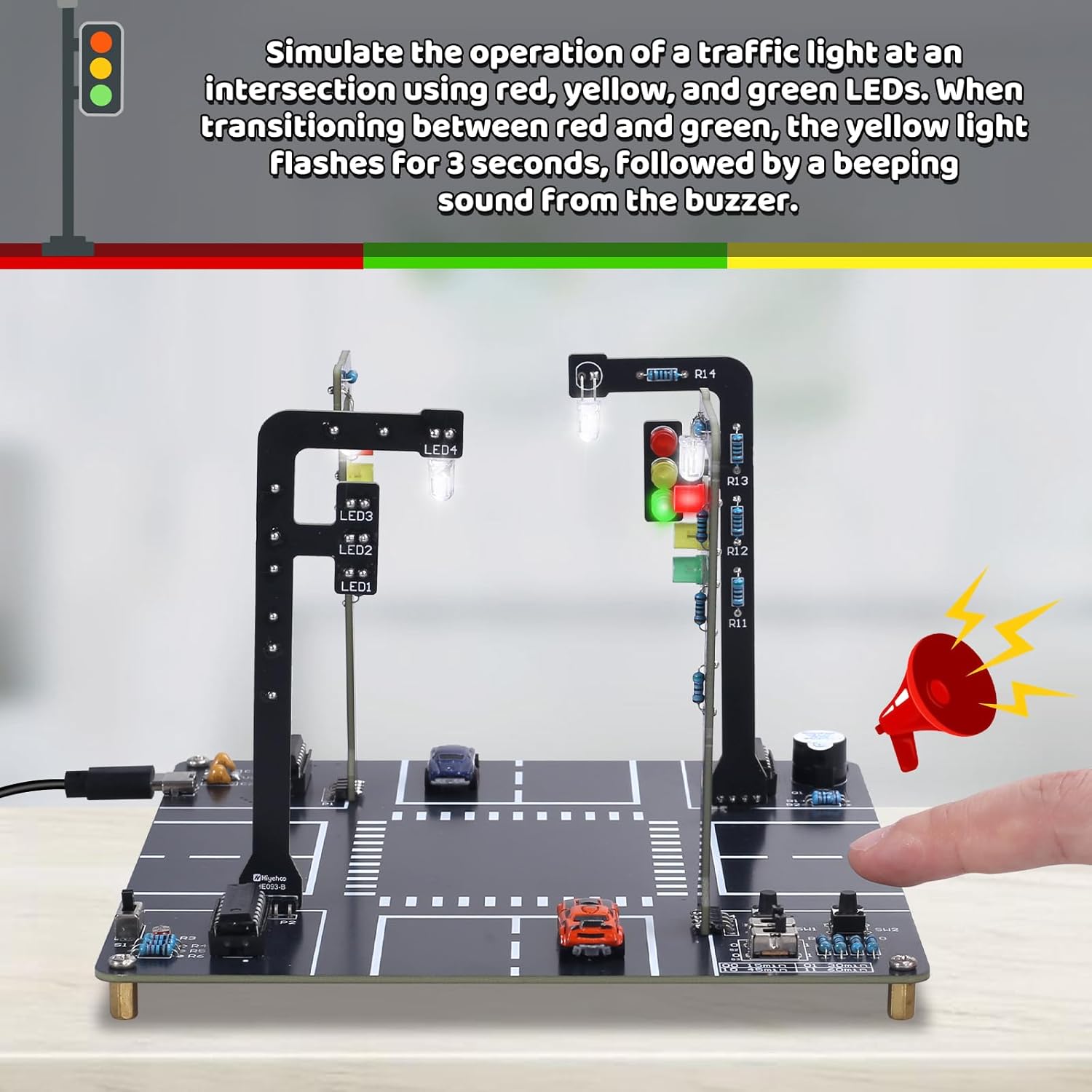 Traffic Light Simulator Kit wi - Diy Electronics Kits For Adults recension och pris