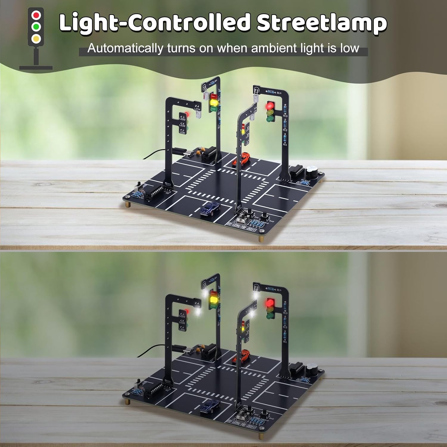 Traffic Light Simulator Kit wi - Diy Electronics Kits For Adults recension och pris