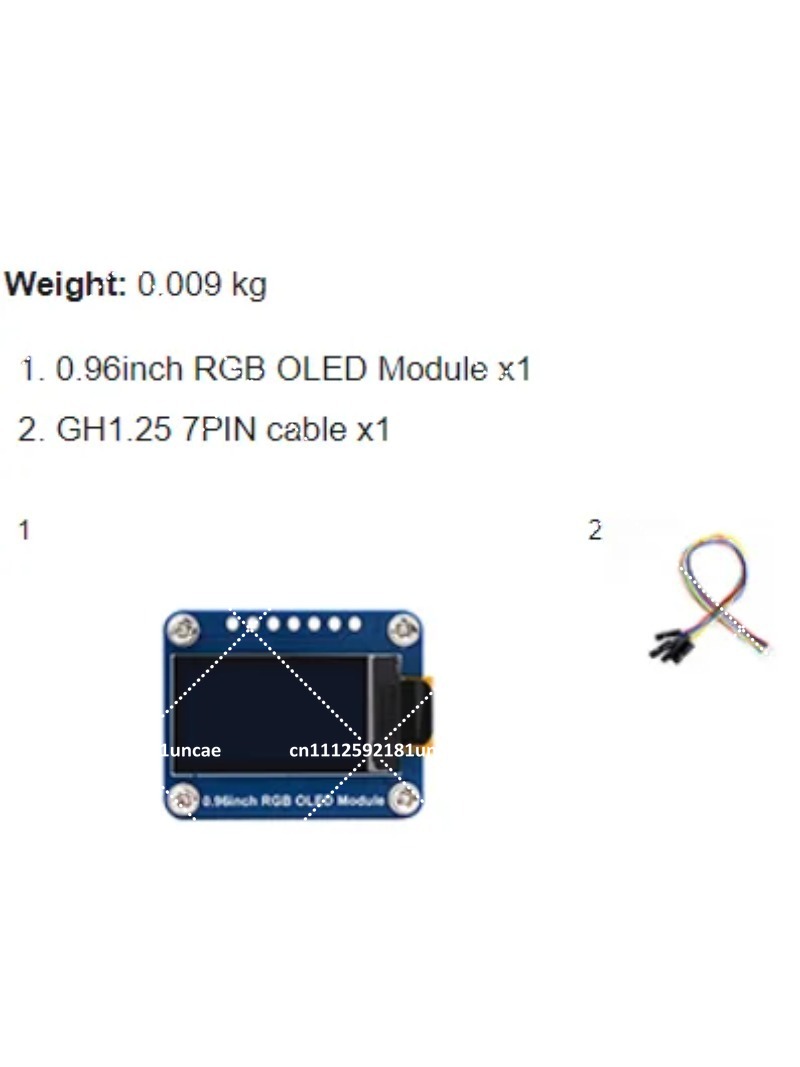 0.96inch RGB OLED Display Modu - Oled Display Module recension och pris
