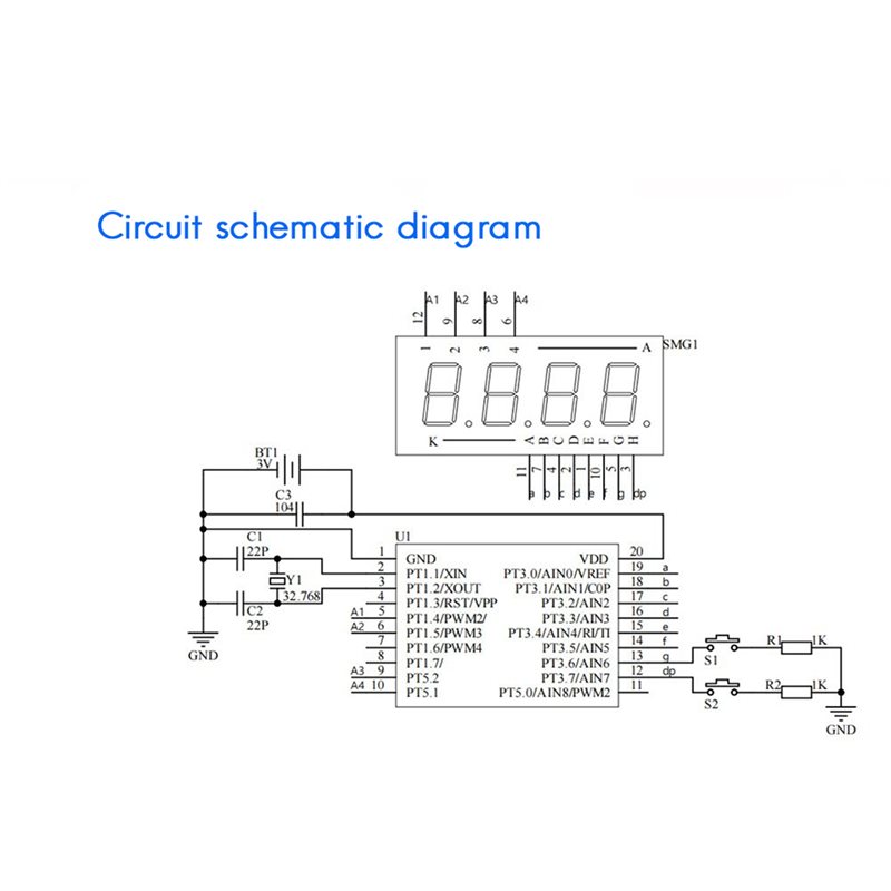 2X DIY Watch LED Watch Electro - Diy Electronics Watch recension och pris